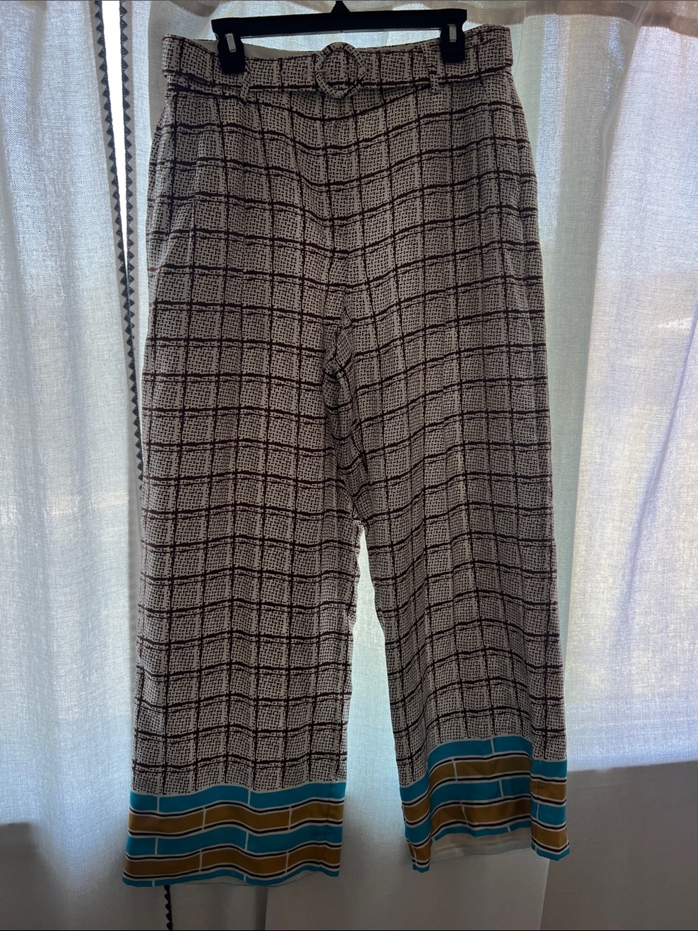New! J. Crew Collection High-Rise Silk Belted Trouser Pants NWT AM976